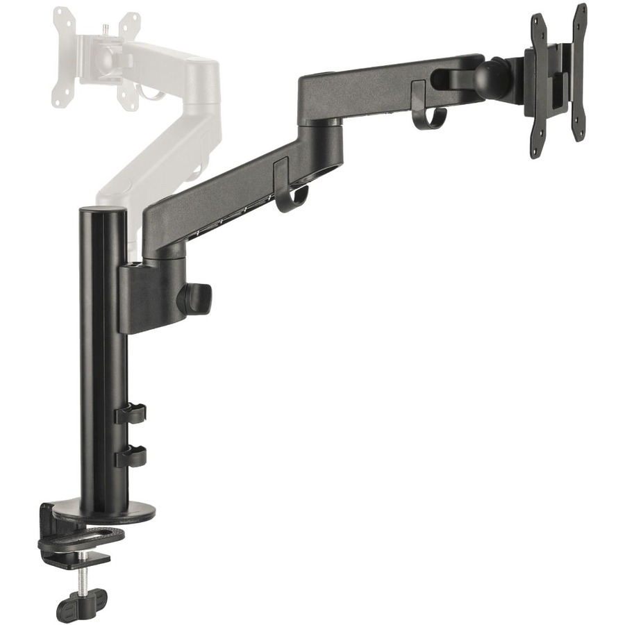 SIIG CE-MT3D11-S1 Single Articulating Monitor Desk Mount | VESA, Desk