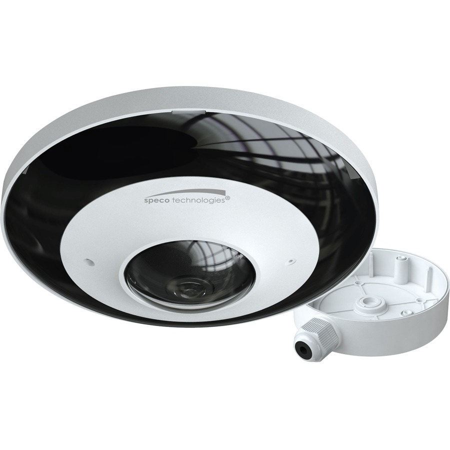 6MP IP INDOOR 360 MINI-DOME CAMERA WITH JUNCTION BOX, WHITE