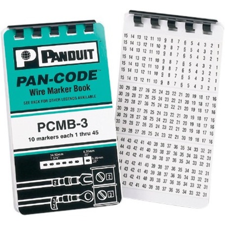 WIRE MARKER BOOK VINYL CLOTH 1-45 10 PG.