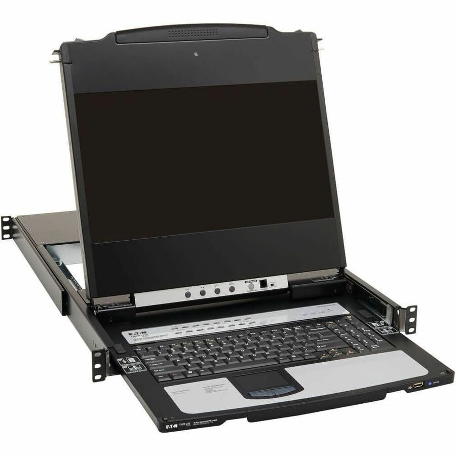 Netdirector 16-Port Displayport Kvm Switch Console with 17 In. Lcd, Dual  Rail, 1u Rack-Mount