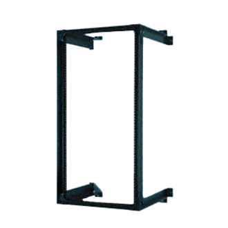 FIXED WALL MOUNT EQUIPMENT RACK; 19INW X 24.5IN (622 MM)H X 6IN (150 MM)D; BLACK