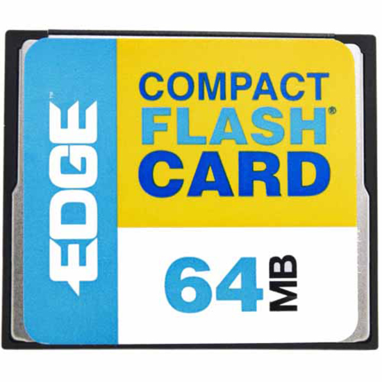 64MB EDGE PREMIUM COMPACT FLASH CARD (CF