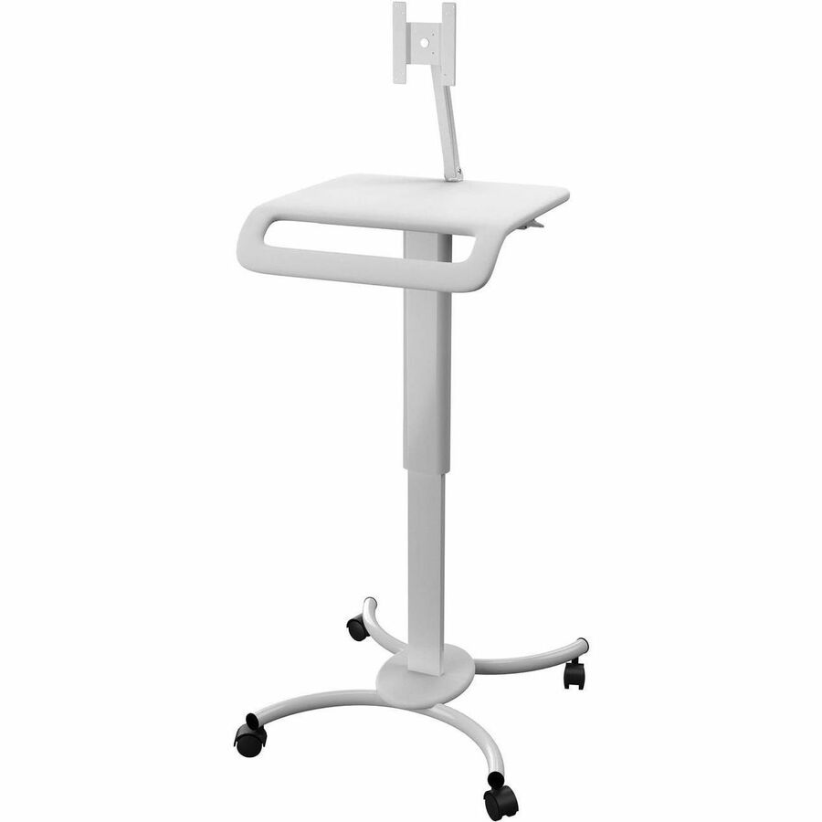 ROLLING SECURITY MEDICAL WORKSTATION WITH VESA PLATE