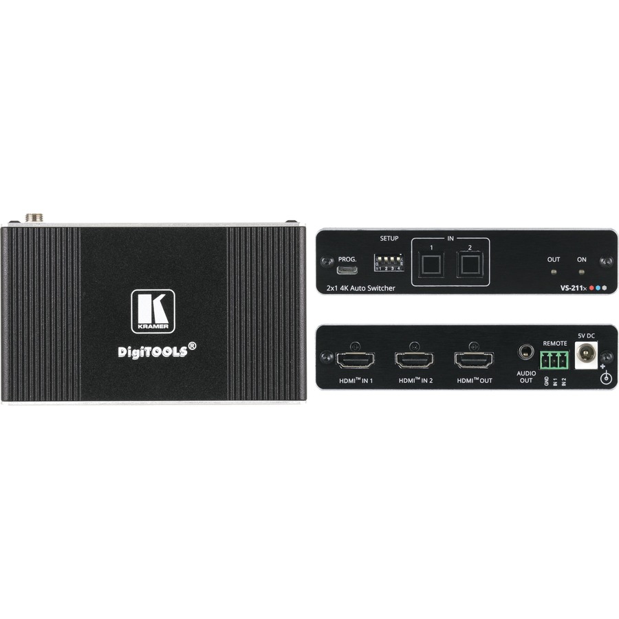 VS-211X. 4K60 4:4:4 2X1 HDMI SWITCHER