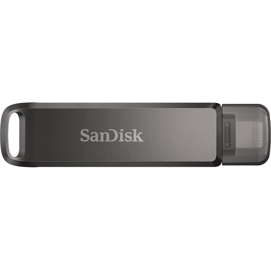 SanDisk Lecteur flash iXpand Luxe - 128Go - USB 3.1 Type C, Éclairage - Noir