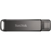 SANDISK IXPAND FLASH DRIVE LUXE SDIX70N 128GB BLACK IOS/ANDROID LIGHTNING AND TYPE C USB3.1 2Y