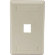 PLATE, WALL,FLUSH,1-G,1PORT,EI