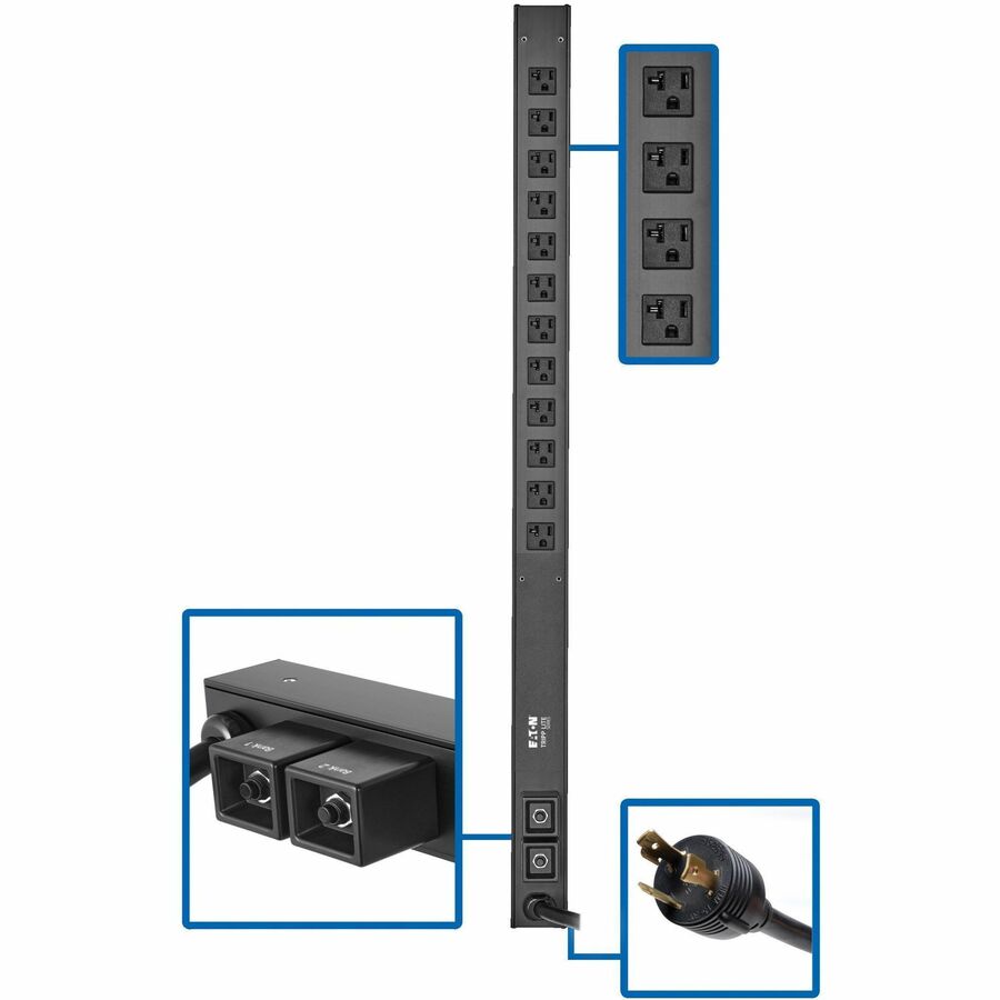 EATON TRIPP LITE SERIES 2.9KW 120V SINGLE-PHASE BASIC PDU - 12 NEMA 5-15/20R OUT