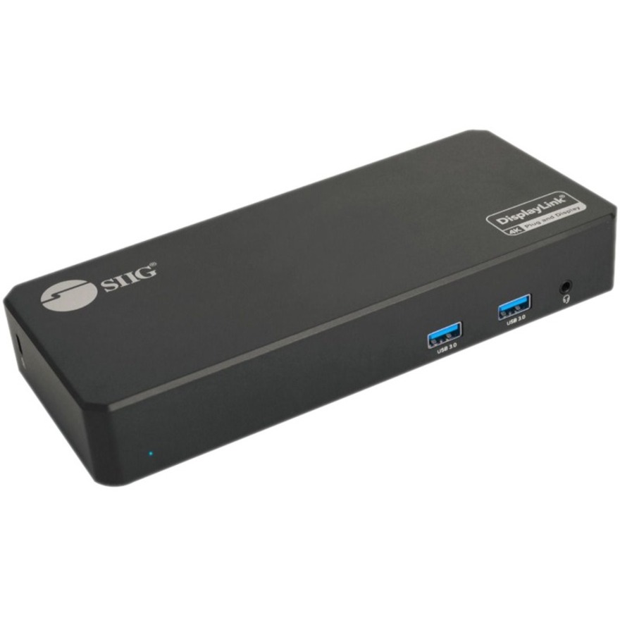 SIIG TRIPLE 4K VIDEO DOCKING PD 100W 5 GBPS, 4K@60HZ (JU-DK0J11-S1)