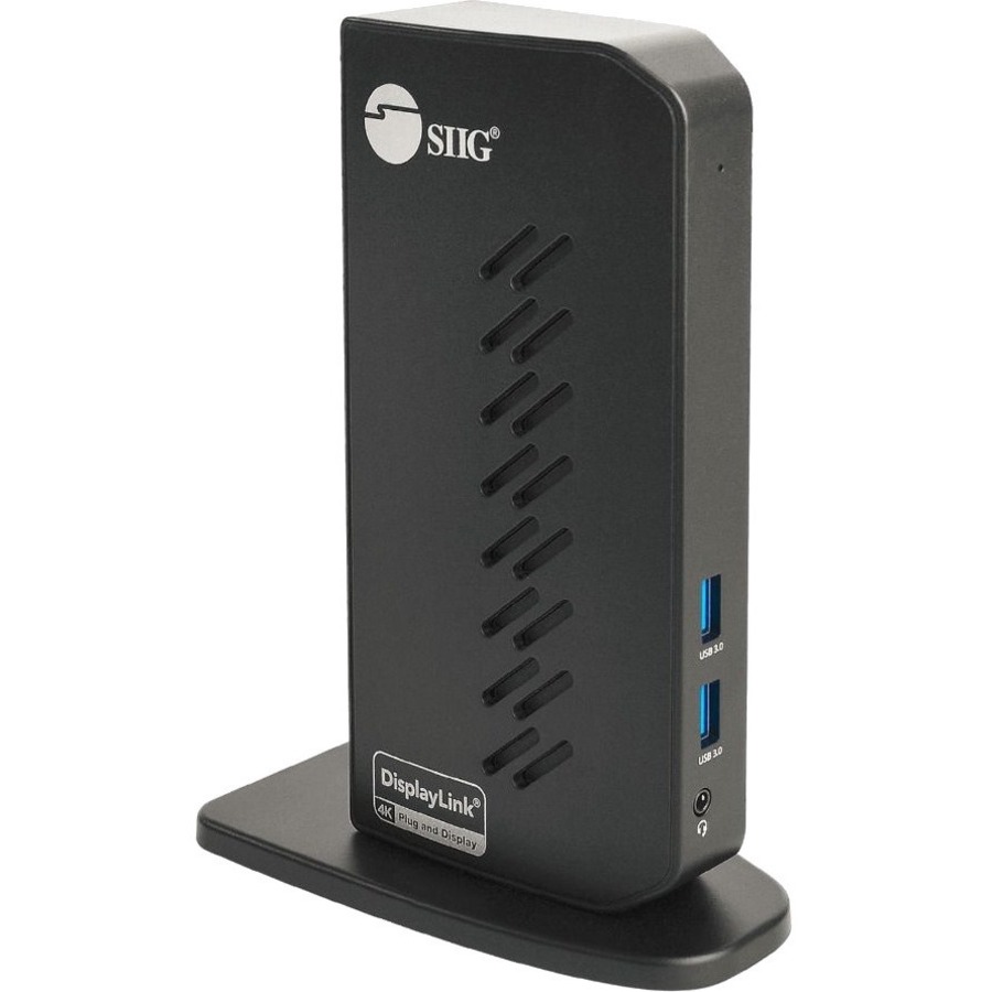 SIIG USB 3.0 DUAL VIDEO DOCKING STATION 5 GBPS, 1080P (JU-DK0L11-S1)