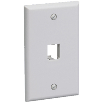 SGL GANG V FACEPLATE ACCEPTS ONE MINI CO
