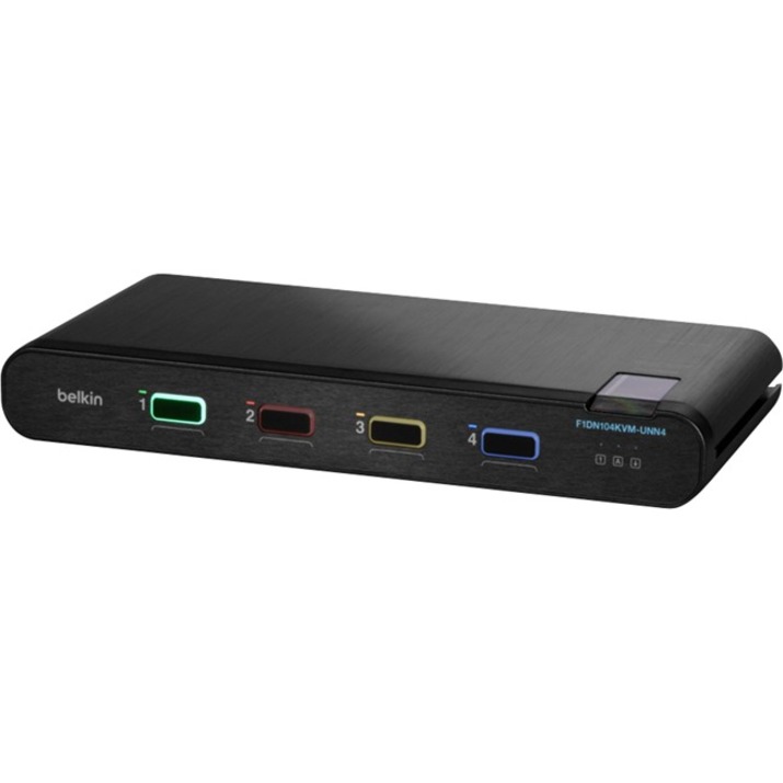 4 PT 1 HD DP/HDMI UNVL SKVM WO/CAC PP4.0