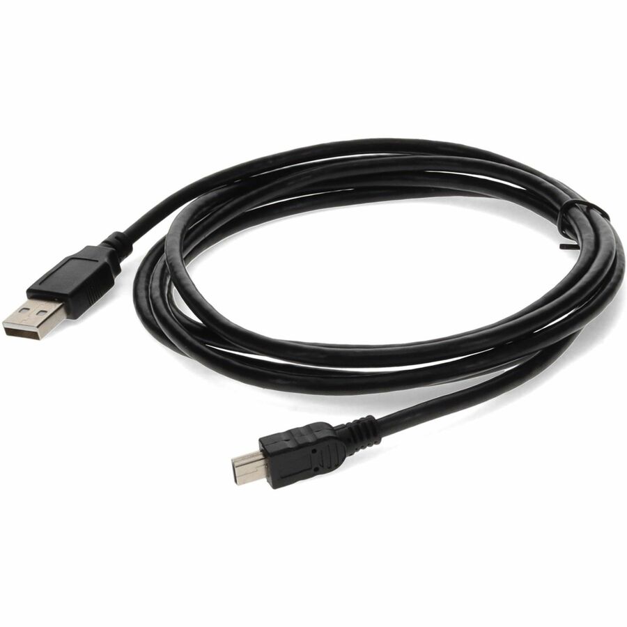 AddOn USB 2.0 A to Mini-USB Cable, 6 ft, Black | USB Cable