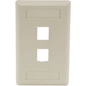 PLATE, WALL,FLUSH,1-G,2PORT,EI