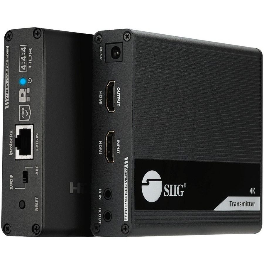 Siig 4k60 Hdmi Extender W/Ir, Hdr & Arc  up to 230 Ft (70m) (Ce-H26l11-S1)