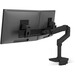 Ergotron Desk Mount for LCD Monitor - Matte Black - Height Adjustable - 2 Display(s) Supported - 27" Screen Support - 9.98 kg Load Capacity - 75 x 75, 100 x 100
