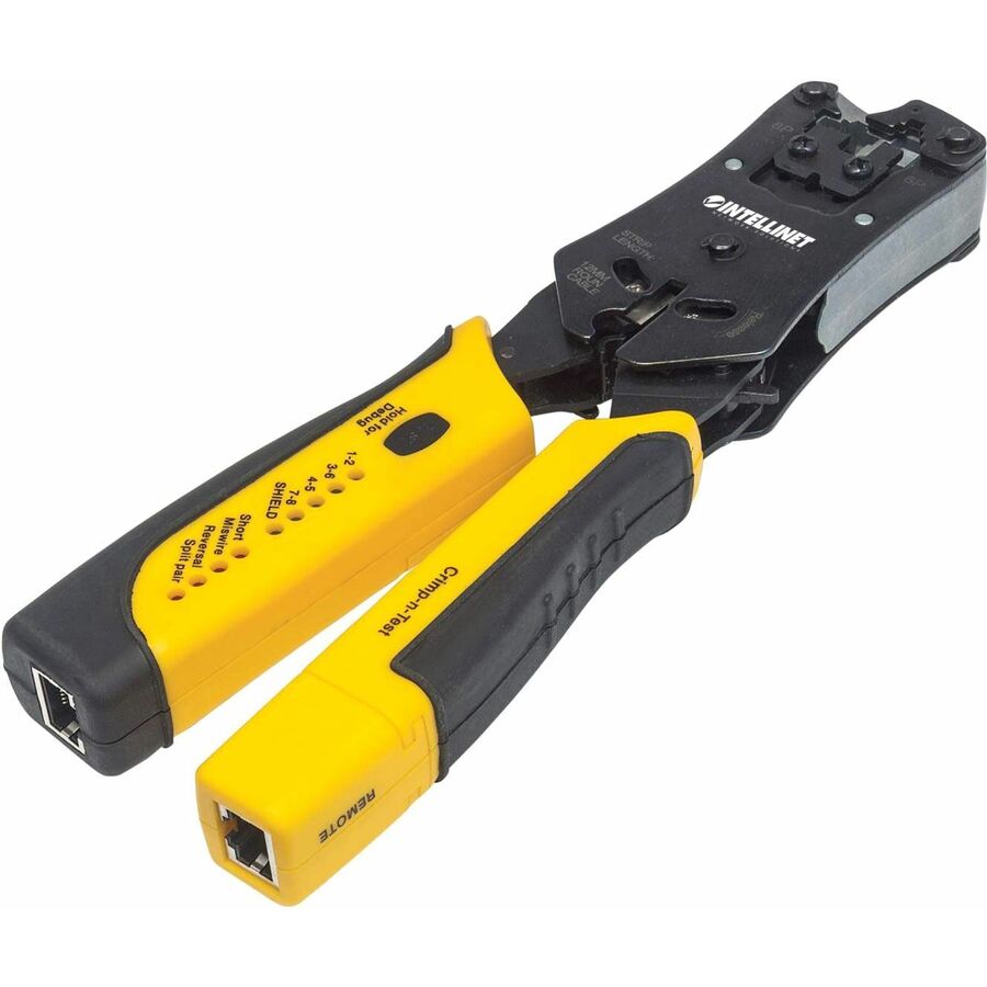 ALL-IN-ONE PROFESSIONAL MODULAR CRIMPING TOOL WITH CUTTING, STRIPPING AND CABLE-