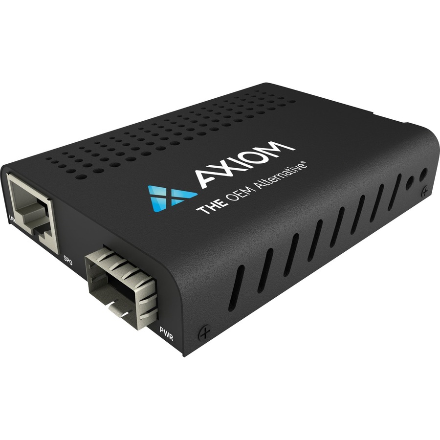 AXIOM RJ45 TO OPEN SFP PORT MEDIA CONV