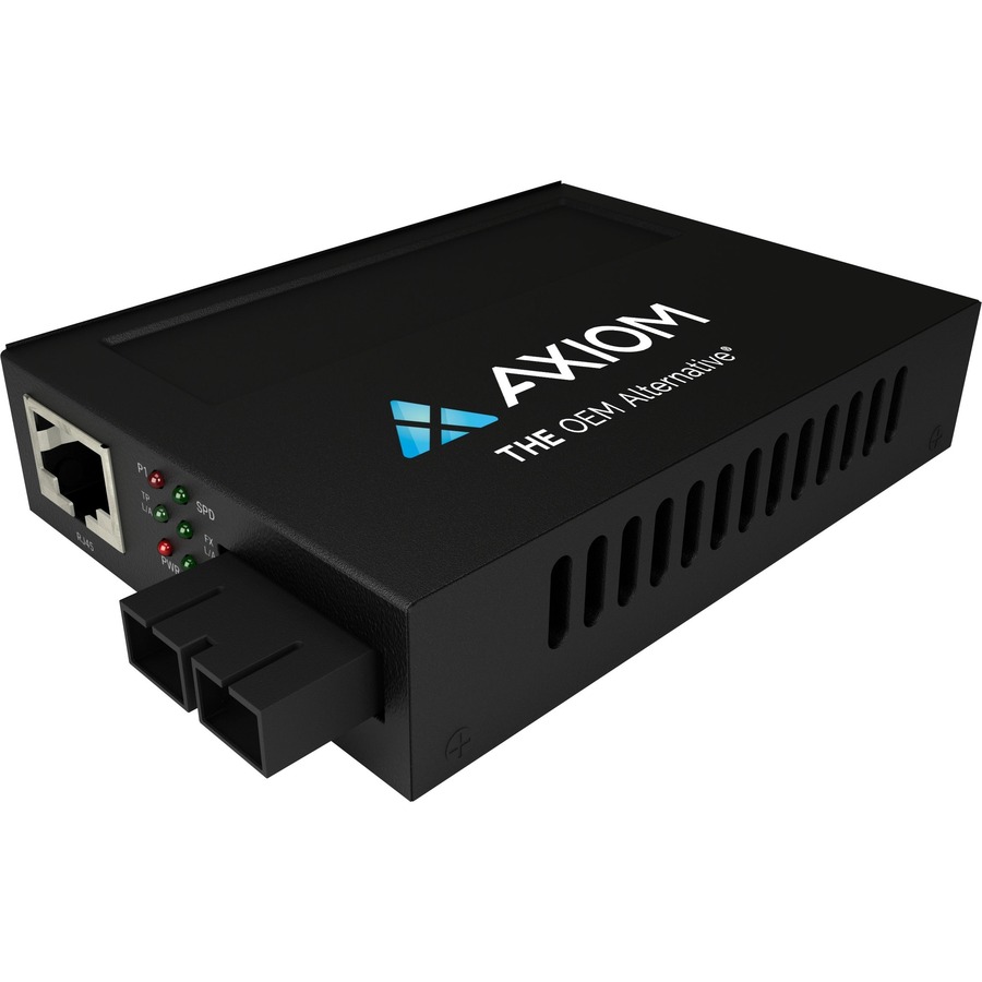AXIOM POE+ RJ45 TO SC MMF MEDIA CONV