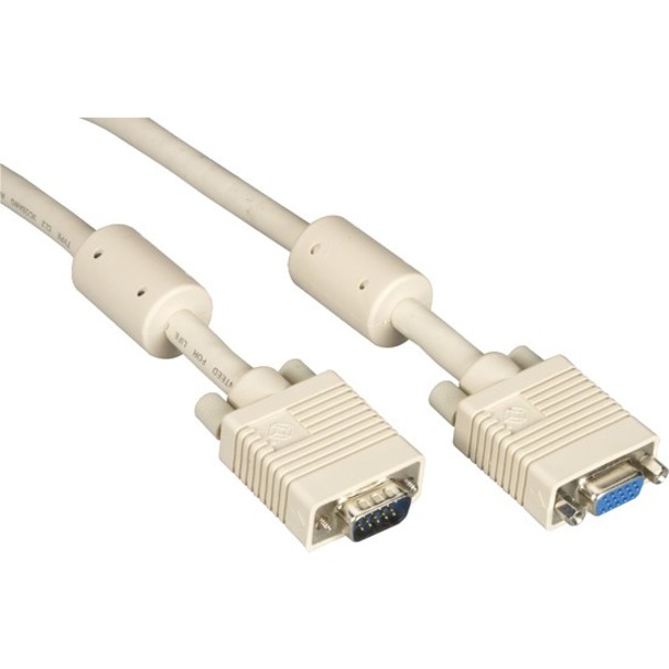 VGA VIDEO CABLE WITH FERRITE CORE - MALE