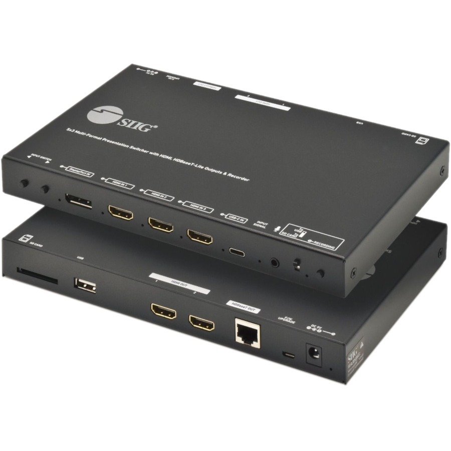 SIIG MULTI-FORMAT PRESENTAION SWITCH TAA COMPLIANT (CE-H26S11-S1)
