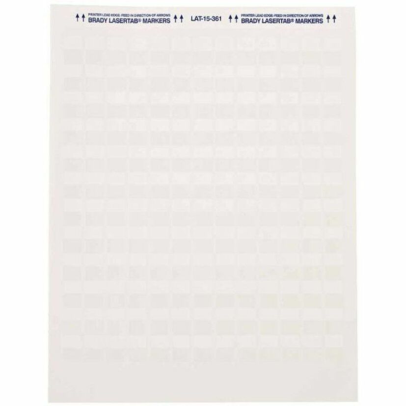 LABEL - 1.33IN X 1IN - LASER PRINTING - LASER PRINTERS - CLEAR,WHITE - GOOD SMUD