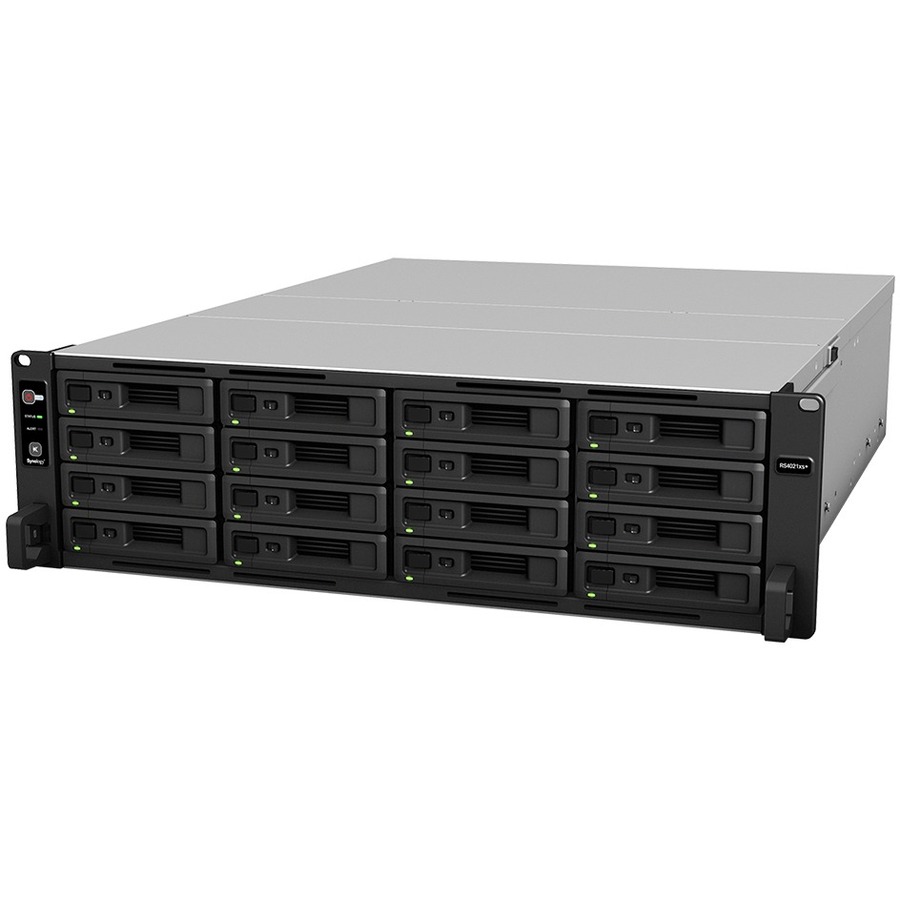 Serveur de stockage en réseau Synology RS4021xs+ avec baies de 16 disques en montage en rack 3U (RS4021xs+)