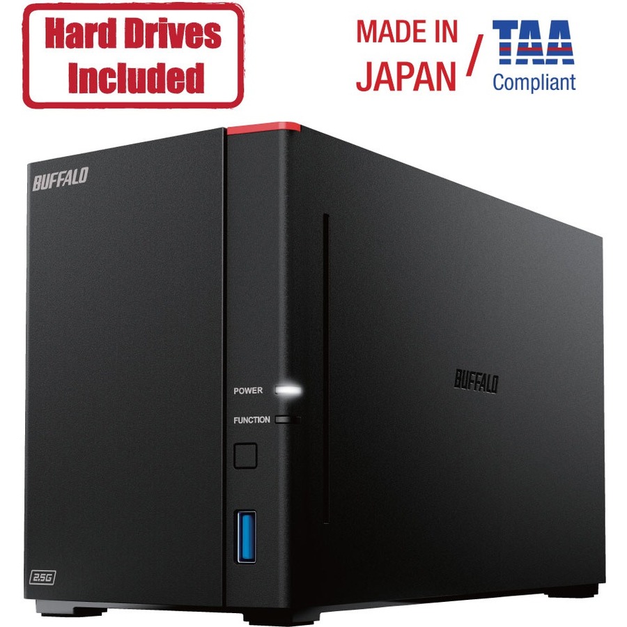 4TB LINKSTATION SOHO 720DB NAS 2X2TB HD
