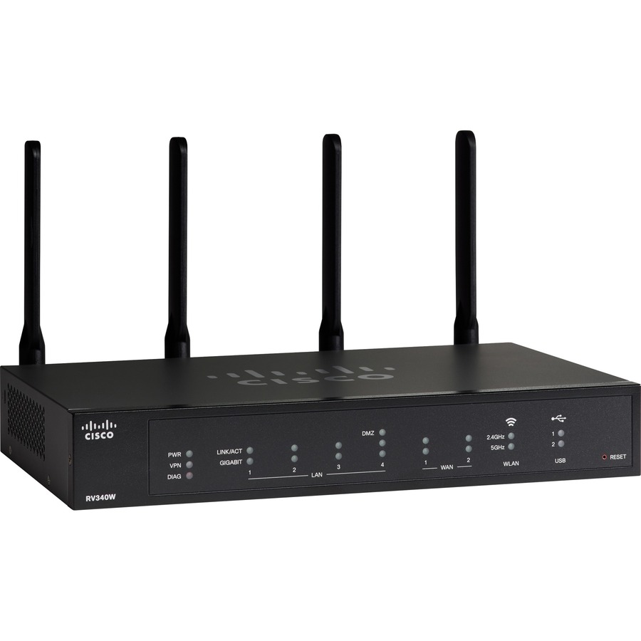 CISCORV340WWIRELESS-ACDUALWANGIGABITVPNROUTER REMANUFACTURED