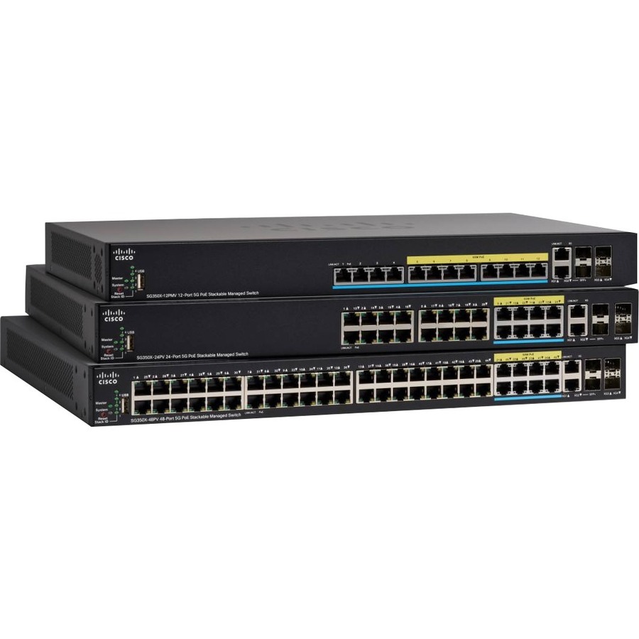 CISCO SG350XG-24T 24PRT 10GBASET STACKABLE SW REMANUFACTURED
