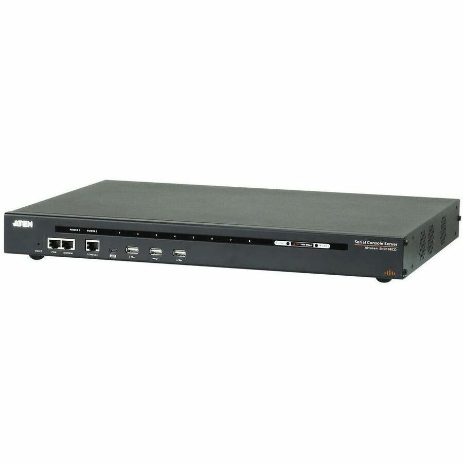 8-PORT SERIAL CONSOLE SERVER WITH DUAL POWER/LAN - DC MODEL