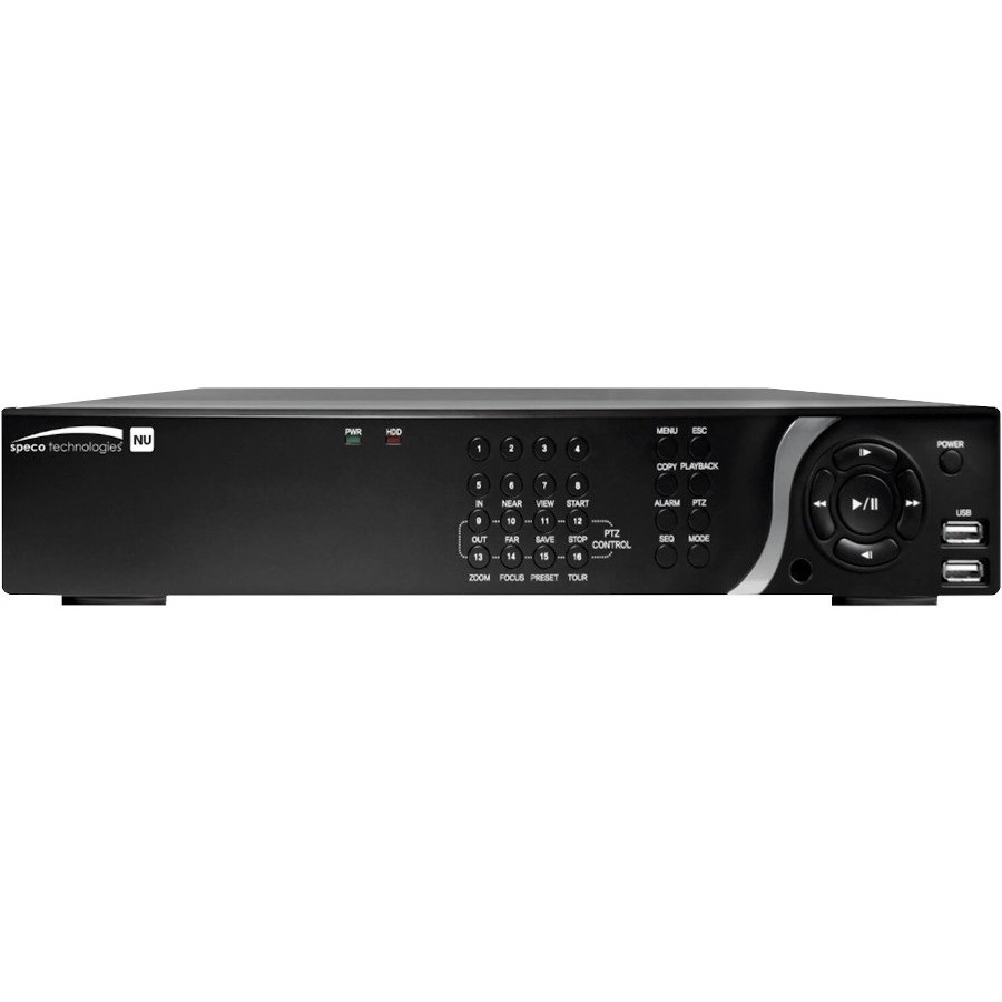 16 CHANNEL NETWORK SERVER WITH POE, H.265, 4K- 18TB, TAA