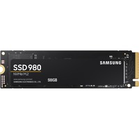 SAMSUNG 980 M.2 NVMe PCI-E 500GB Solid State Drive, Read:3,100MB/s, Write:2,600MB/s (MZ-V8V500B/AM)