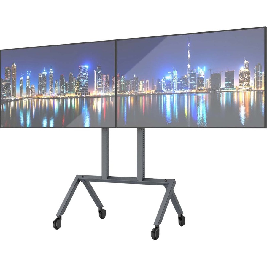 DUAL DISPLAY KIT FOR HECKLER AV CART - BLACK GREY