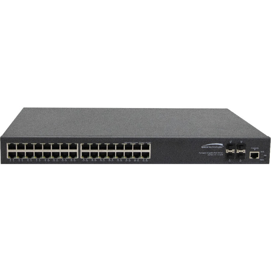32-PORT MANAGED GIGABIT POE SWITCH WITH 4 SFP UPLINK