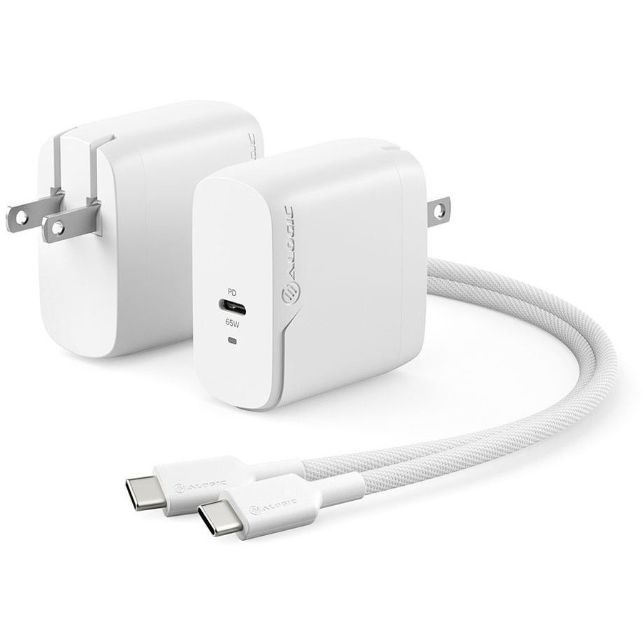 ALOGIC 1X65 RAPID POWER 65W GAN CHARGER -INCLUDES 2M USB-C CHARGING CABLE