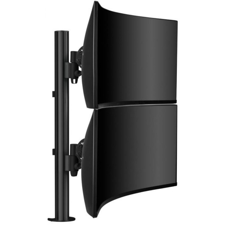 IDEAL FOR TWO HEAVY DUTY STACKED MONITORS. SUITS DISPLAYS UP TO 40 LBS. FLAT & 2