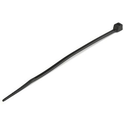 4XEM 100PK 10 in Reusable Cable Ties Black Nylon | Cable Management