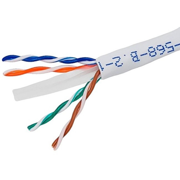 4xem 1000ft CAT6 Bulk Cable White Cmr Stranded RJ45 LAN Wire in-Wall