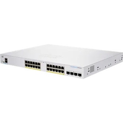 CBS350 MANAGED 24-PORT GE, FULL POE, 4X1G SFP