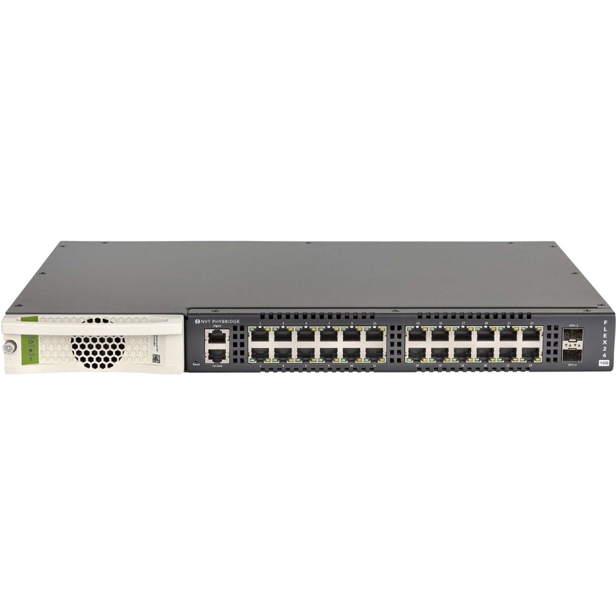 FLEX24 10G: 24 PORT LONG REACH 2 OR 4 PAIR UTP POE++ (50 WATTS)