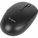 Targus Midsize Comfort Multi-Device Antimicrobial Wireless Mouse - Mid Size Mouse - Optical - Wireless - Bluetooth/Radio Frequency - 2.40 GHz - Black - 1 Pack - 2400 dpi - Scroll Wheel - Right-handed Only
