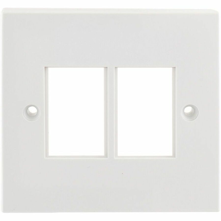 FRAME,UK,1GANG,2PORT,FLAT,LJ6C,WH,80PK