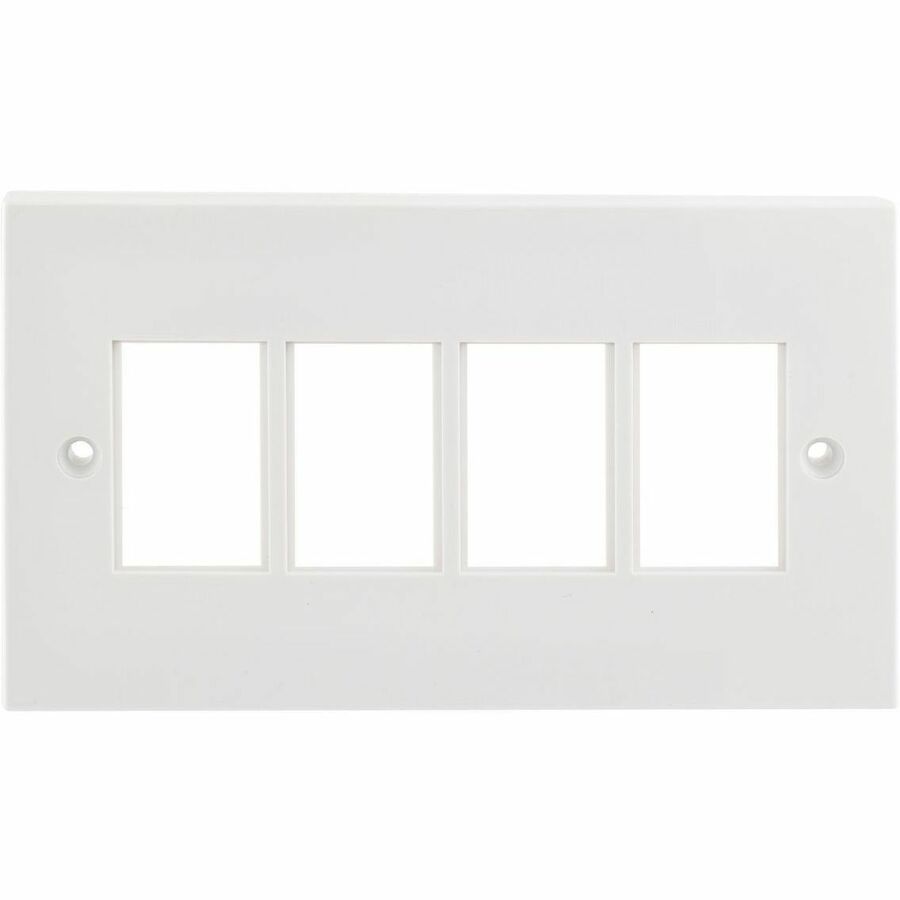 FRAME,UK,2GANG,4PORT,FLAT,LJ6C,WH,40PK