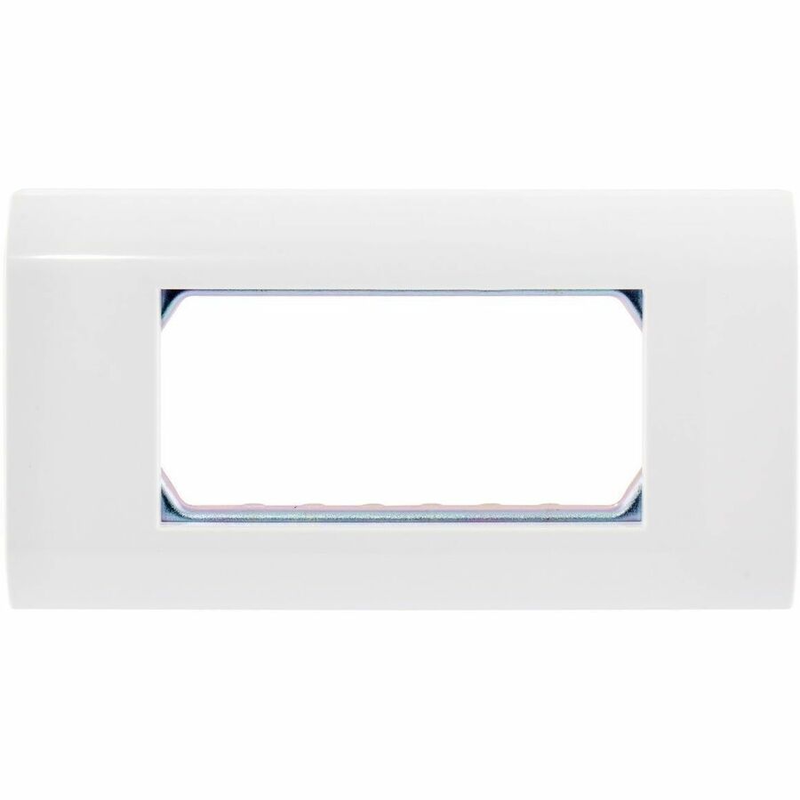 FRAME,FR,1GANG,FLAT,90X45MM,WH,25PK