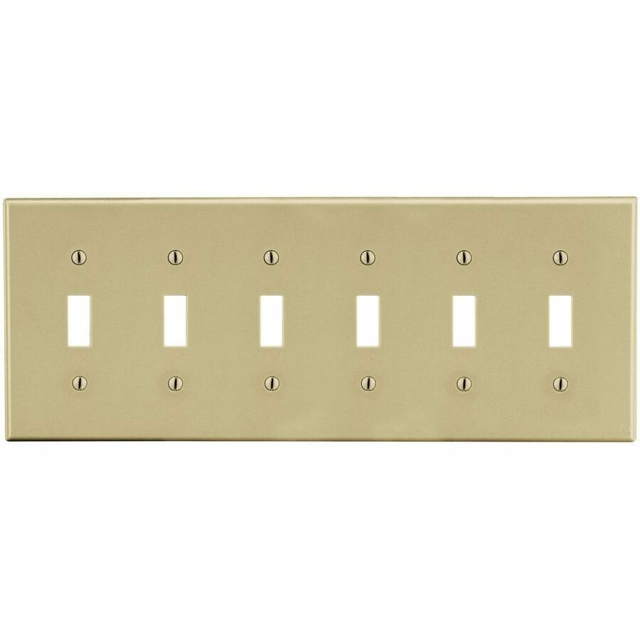 WALLPLATE, 6-G, 6) TOG, IV