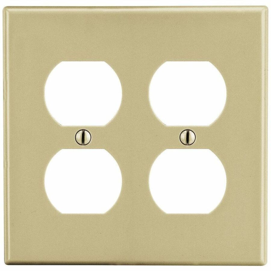 WALLPLATE, M-SIZE, 2-G, 2) DUP, IV