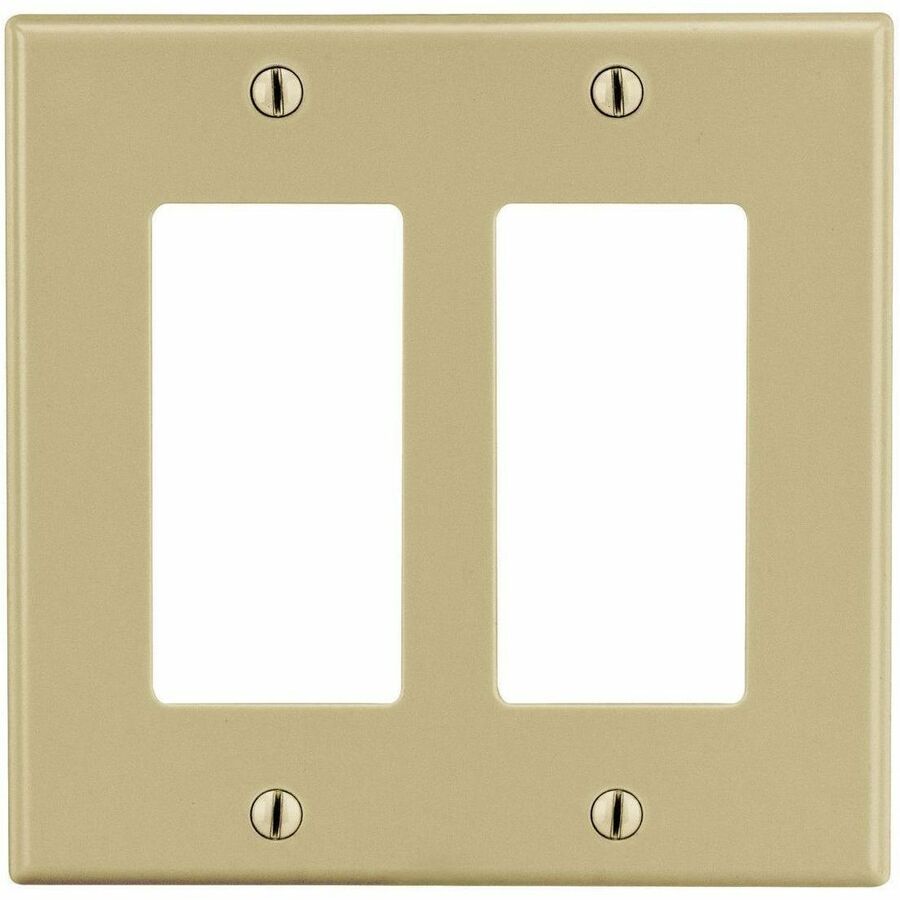 WALLPLATE, M-SIZE, 2-G, 2) DEC, IV