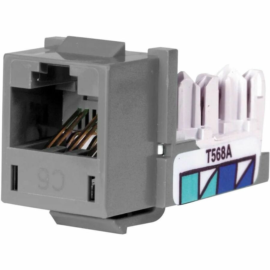 JACK, HXJ,CAT6,8POS,UNI A/B,GY,24PK