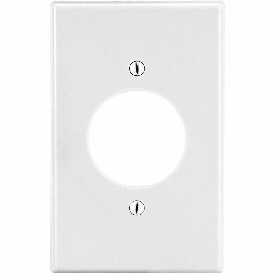 WALLPLATE, 1-G, 1.60 OPNG, WH